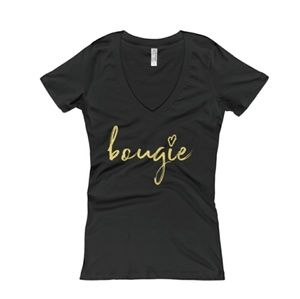 Women's Fitted Vneck T-shirt